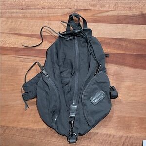 Rebecca Minkoff nylon Julian backpack in deep slate